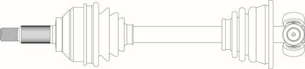 General Ricambi RE3323 - Sürücü mili furqanavto.az