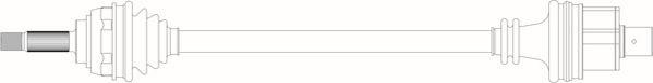 General Ricambi VO3030 - Sürücü mili furqanavto.az