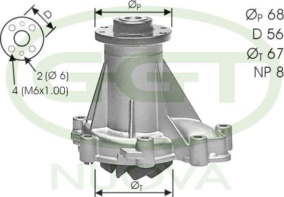 GGT PA10516 - Su nasosu furqanavto.az