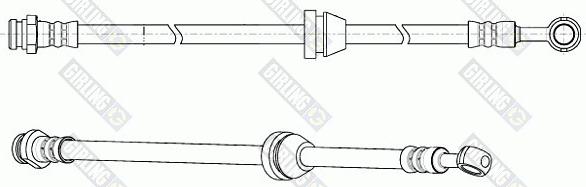 Girling 9004947 - Əyləc şlanqı furqanavto.az