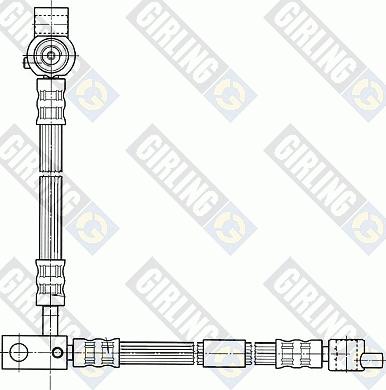 Girling 9004541 - Əyləc şlanqı furqanavto.az