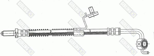 Girling 9004344 - Əyləc şlanqı furqanavto.az