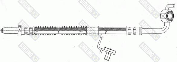 Girling 9004343 - Əyləc şlanqı furqanavto.az