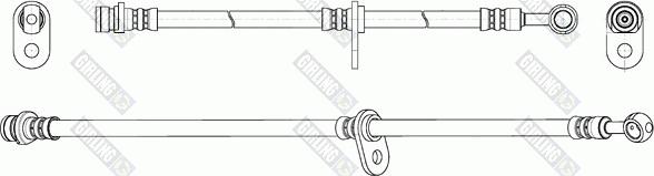 Girling 9004254 - Əyləc şlanqı furqanavto.az