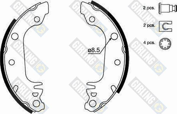 Girling 5161393 - Əyləc Başlığı Dəsti furqanavto.az