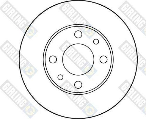 Girling 6017213 - Əyləc Diski furqanavto.az