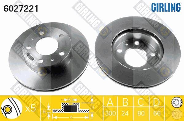 Girling 6027221 - Əyləc Diski furqanavto.az