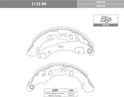 GoodWill 2125 RB - Əyləc Başlığı Dəsti furqanavto.az