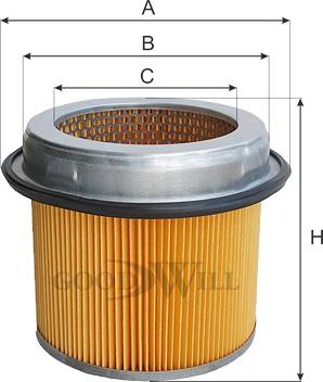 GoodWill AG 546 - Hava filtri furqanavto.az