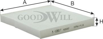 GoodWill AG 583 CF - Filtr, daxili hava furqanavto.az