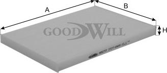 GoodWill AG 527/2 CF - Filtr, daxili hava furqanavto.az