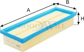 GoodWill AG 374 - Hava filtri furqanavto.az