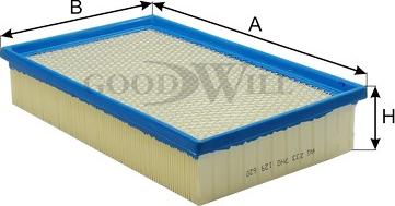 GoodWill AG 233 - Hava filtri furqanavto.az