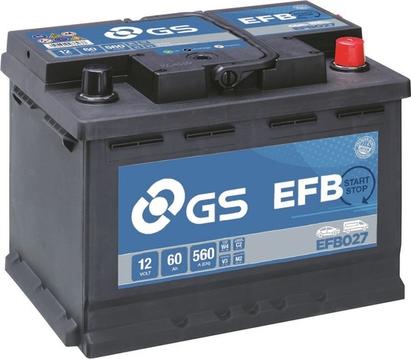 GS EFB027 - Başlanğıc batareyası furqanavto.az