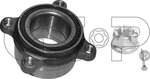 GSP 9250001K - Təkər qovşağı, podşipnik dəsti furqanavto.az