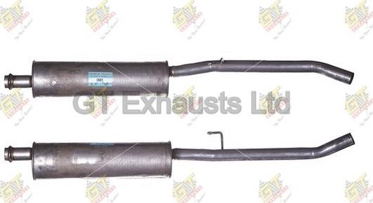 GT Exhausts GCN451 - Orta Səsboğucu furqanavto.az