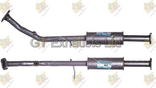 GT Exhausts GDU090 - Orta Səsboğucu furqanavto.az