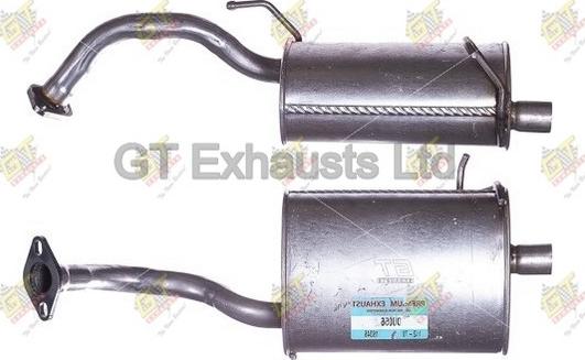 GT Exhausts GDU056 - Son səsboğucu furqanavto.az