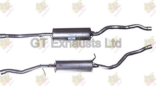 GT Exhausts GFE906 - Orta Səsboğucu furqanavto.az