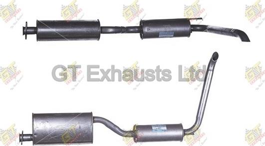 GT Exhausts GFE055 - Son səsboğucu furqanavto.az