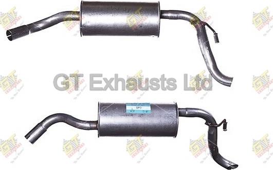 GT Exhausts GFE182 - Son səsboğucu furqanavto.az