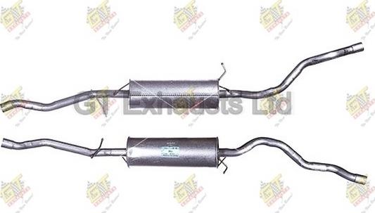 GT Exhausts GFE896 - Orta Səsboğucu furqanavto.az