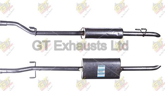 GT Exhausts GMZ430 - Orta Səsboğucu furqanavto.az