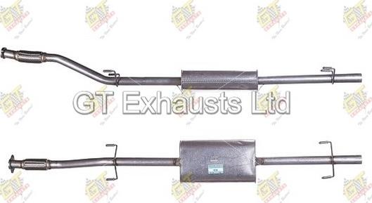 GT Exhausts GMZ348 - Orta Səsboğucu furqanavto.az