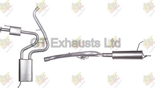 GT Exhausts GPG844 - Son səsboğucu furqanavto.az