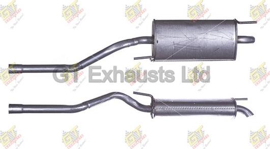 GT Exhausts GSE088 - Son səsboğucu furqanavto.az