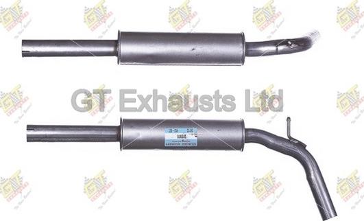 GT Exhausts GVW392 - Orta Səsboğucu furqanavto.az