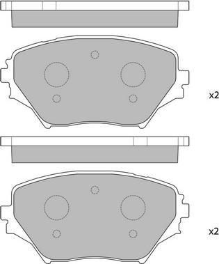 BENDIX 510420B - Əyləc altlığı dəsti, əyləc diski furqanavto.az