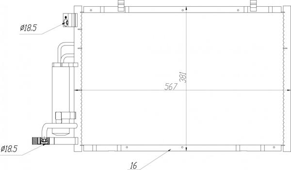 Hart 645 304 - Kondenser, kondisioner furqanavto.az