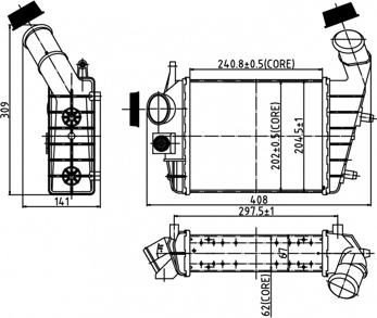 Hart 604 101 - Intercooler, şarj cihazı furqanavto.az