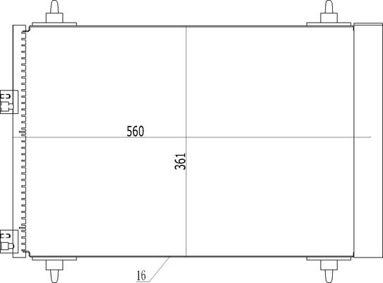 Hart 605 734 - Kondenser, kondisioner furqanavto.az