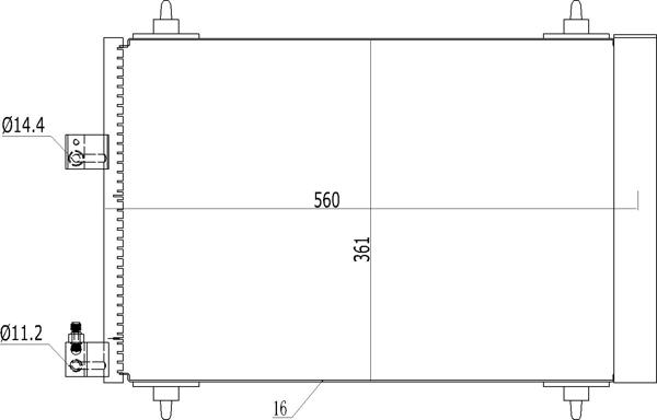 Hart 606 541 - Kondenser, kondisioner furqanavto.az