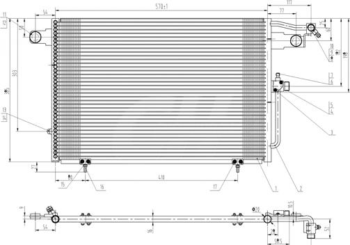 Hart 606 001 - Kondenser, kondisioner furqanavto.az