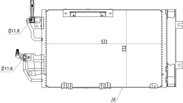 Hart 608 407 - Kondenser, kondisioner furqanavto.az