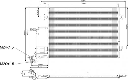 Hart 603 524 - Kondenser, kondisioner furqanavto.az