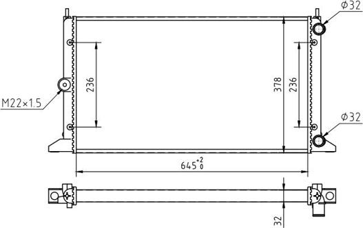 Hart 602 179 - Radiator, mühərrikin soyudulması furqanavto.az