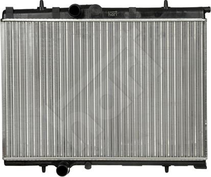 Hart 607 846 - Radiator, mühərrikin soyudulması furqanavto.az