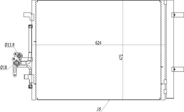 Hart 614 540 - Kondenser, kondisioner furqanavto.az