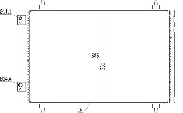 Hart 614 555 - Kondenser, kondisioner furqanavto.az