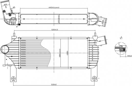 Hart 614 060 - Intercooler, şarj cihazı furqanavto.az