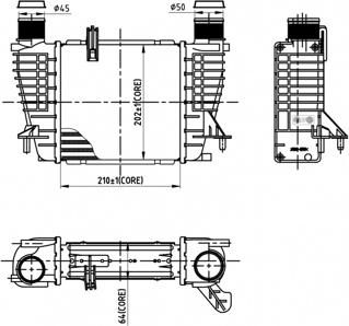 Hart 614 075 - Intercooler, şarj cihazı furqanavto.az