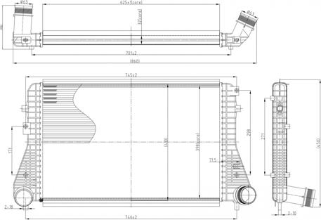 Hart 614 194 - Intercooler, şarj cihazı furqanavto.az