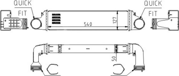 Hart 612 494 - Intercooler, şarj cihazı furqanavto.az