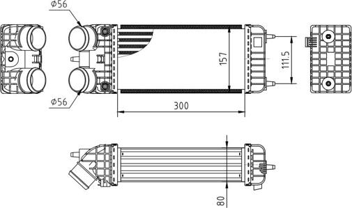 Hart 612 540 - Intercooler, şarj cihazı furqanavto.az