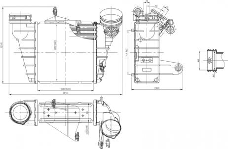 Hart 612 541 - Intercooler, şarj cihazı furqanavto.az