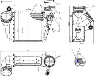 Hart 612 548 - Intercooler, şarj cihazı furqanavto.az